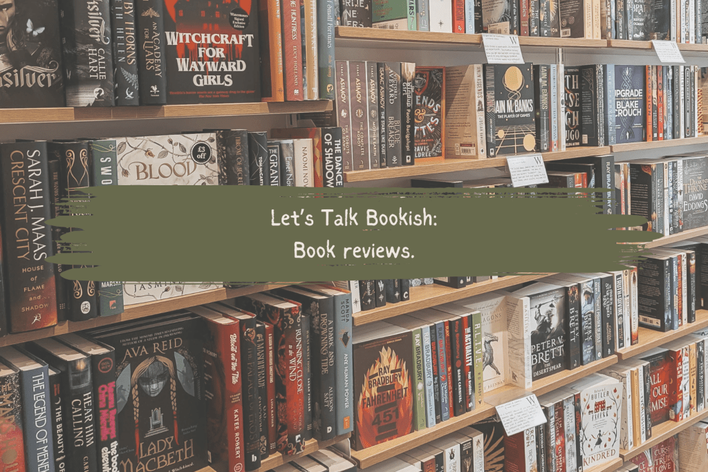 Let’s Talk Bookish: Writing and posting book reviews.